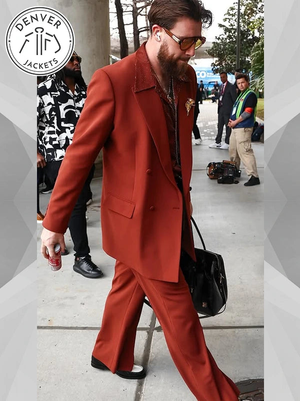 Travis Kelce Coat Super Bowl LIX