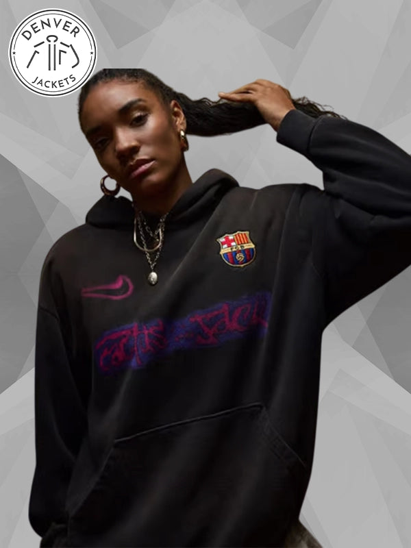 Travis Scott FC Barcelona Barca x Cactus Jacket Hoodie