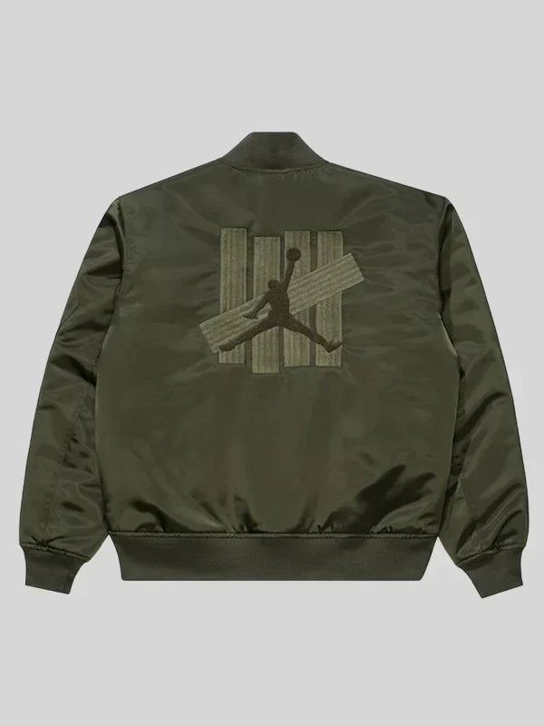 UNDEFEATED x Jordan Bomber Khaki Green Jacket