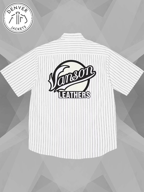 Vanson Leathers x Supreme Work Shirt White