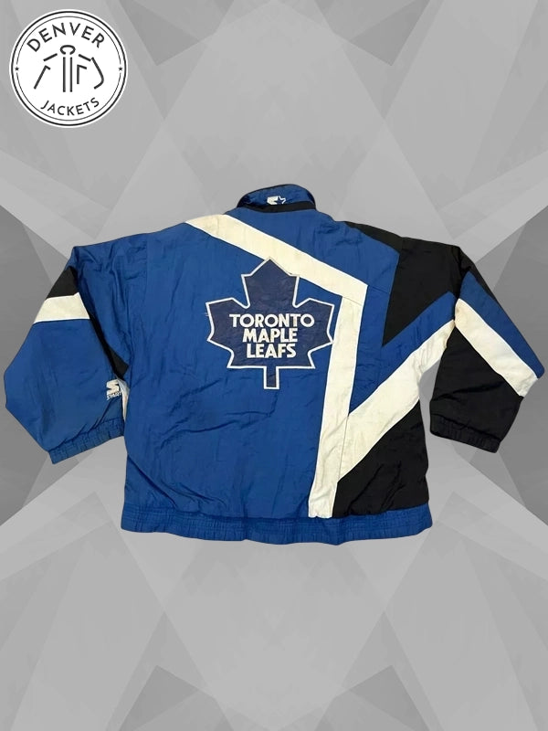 Vintage Starter NHL Toronto Maple Leafs Full Zip Jacket Blue