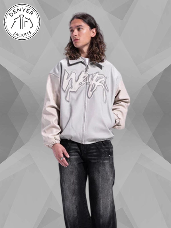 WEYZ PU Jacket In Cream