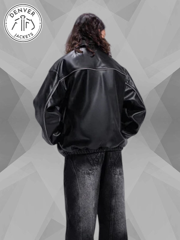 Weyz Clothing Leather Jacket Black