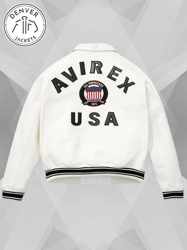 White Avirex Jacket