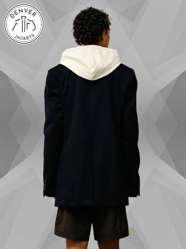Women's Stussy Wales Bonner Blazer Navy Blue