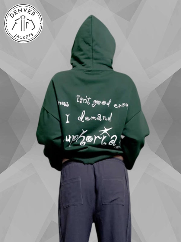 Womens Jungles Jungles Euphoria Hoodie Green