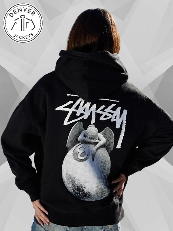 Womens Stussy Angel Oversized Hoodie