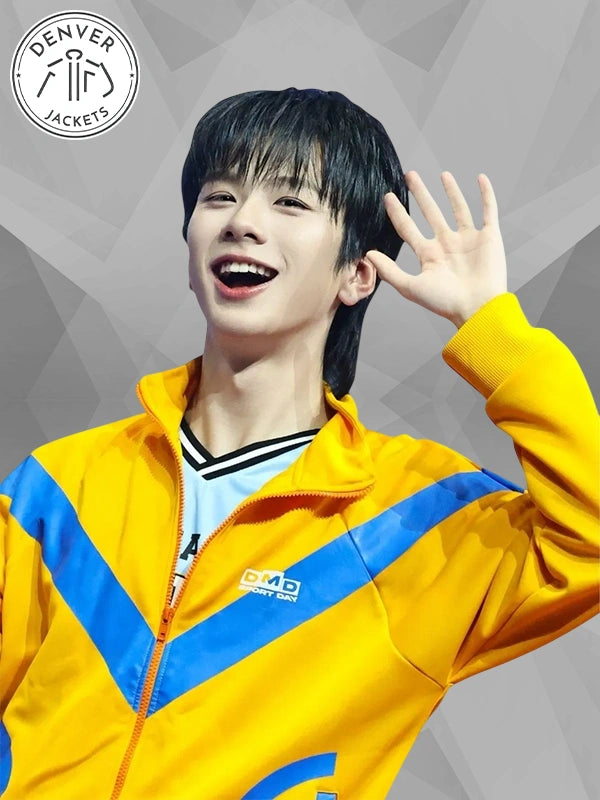 Yellow and Blue DMD Sport Day 2025 Hoodie Jacket
