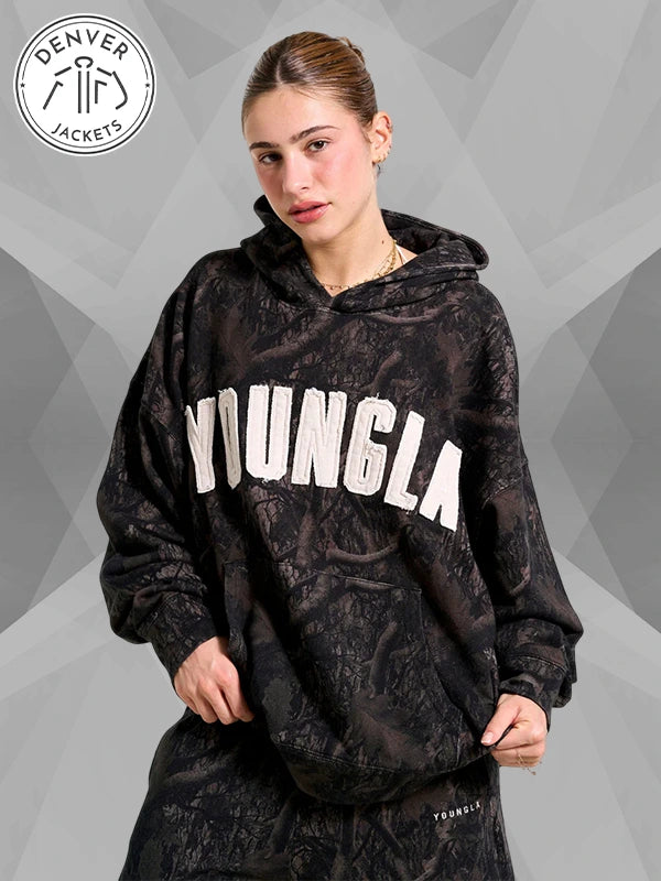 Youngla Black Camo Hoodie