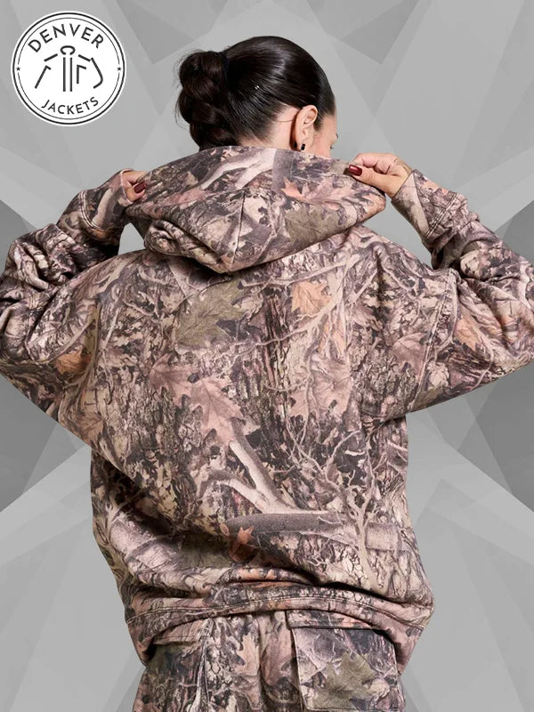 Youngla Camo Hoodie Green