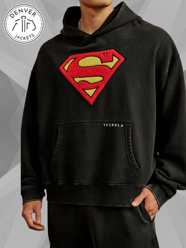 Youngla Superman Legacy Hoodie Black