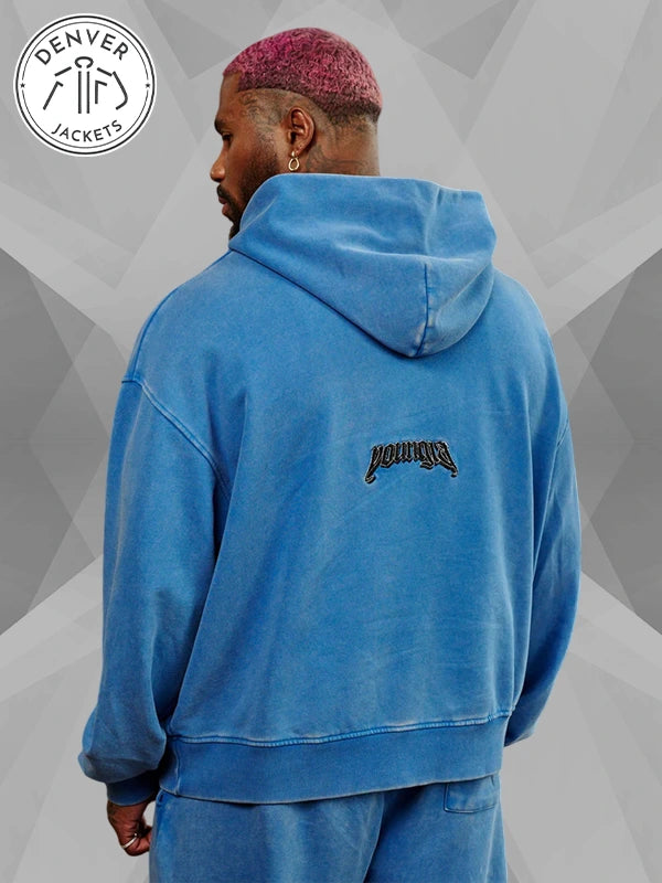 Youngla Superman Legacy Hoodie In Blue