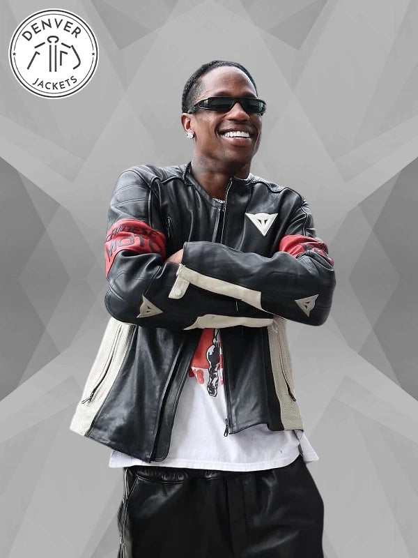 2025 F1 Miami GP Travis Scott Leather Jacket