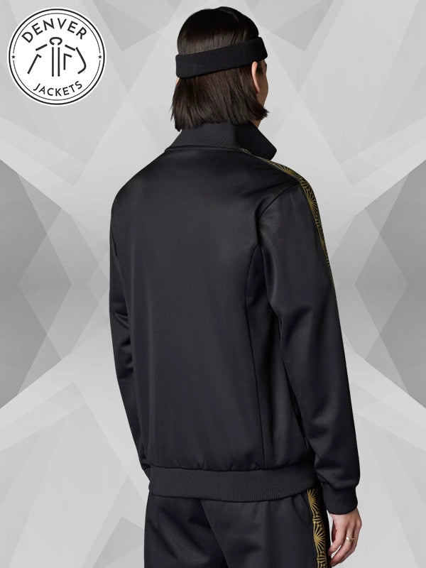 2025 Mexico National Soccer Team Adidas Originals Gold Track Jacket Black