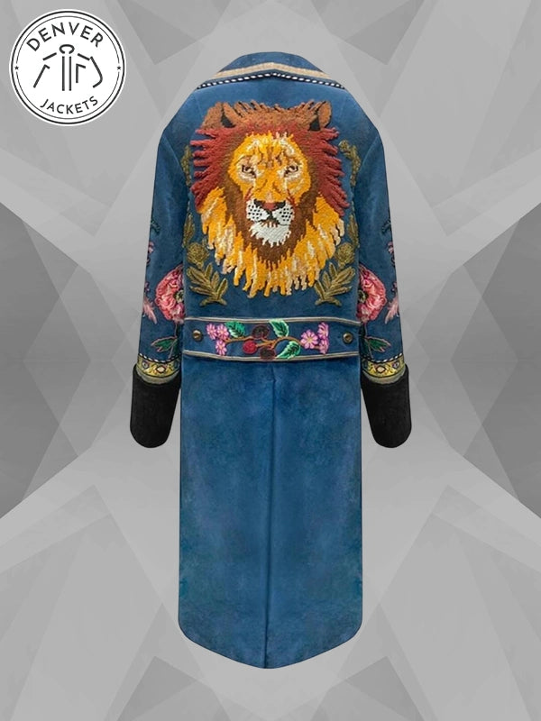 2025 Music Festival HITC Kwon Ji yong G Dragon Gucci Blue Velvet Embroidered Coat