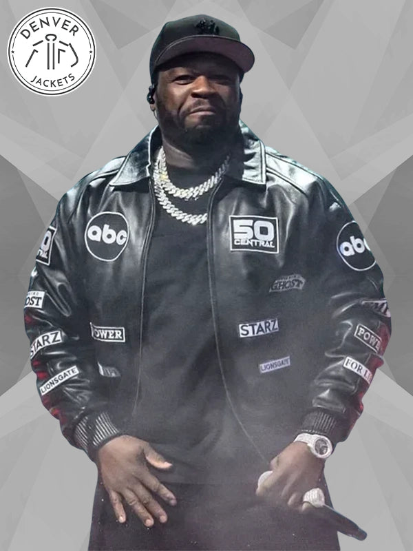 50 Cent Tottenham Hotspur Stadium Leather Jacket