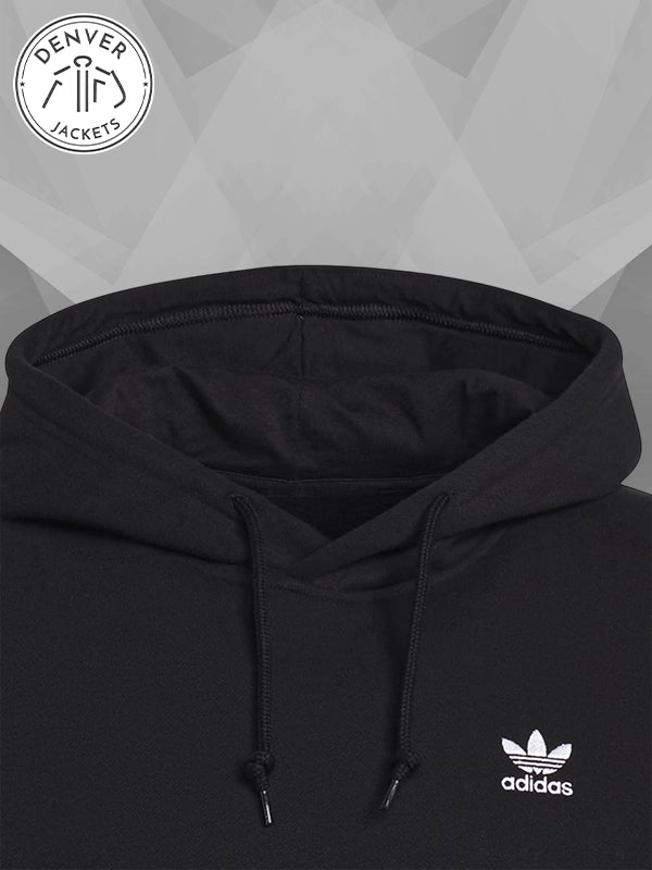 Adidas Mens Adicolor Essentials Trefoil Hoodie Black