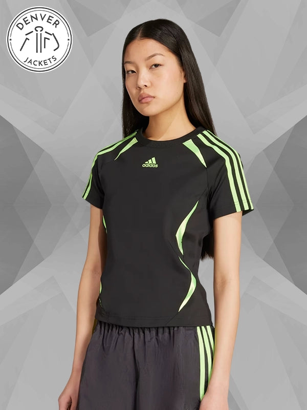 Adidas Teamgeist Adicolor Black Slim Jersey Womens