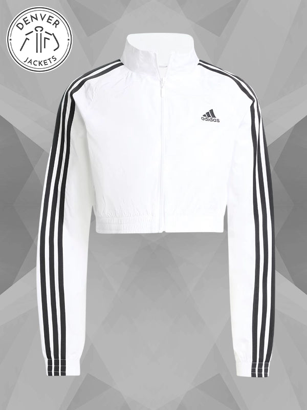 Adidas Teamgeist Adicolor Cropped Track Jacket White