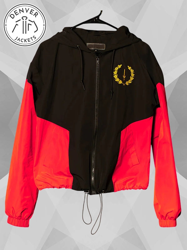 Black American Heritage Flag Jacket Womens