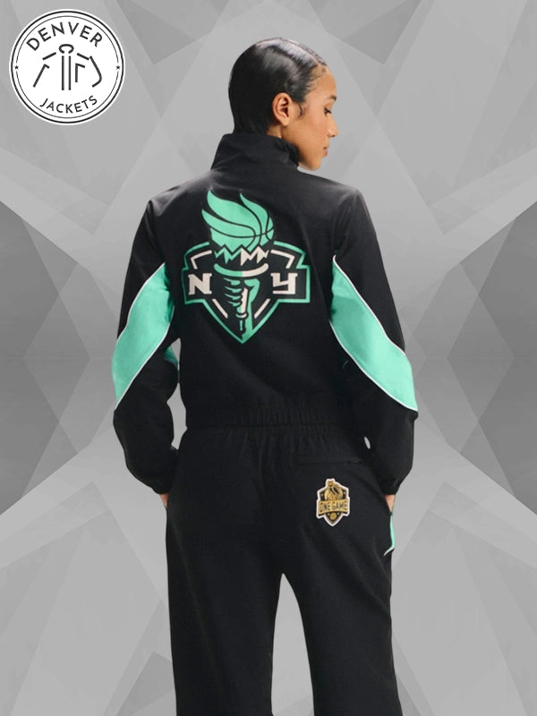 Black Wnba New York Liberty Track Jacket October s Very Own