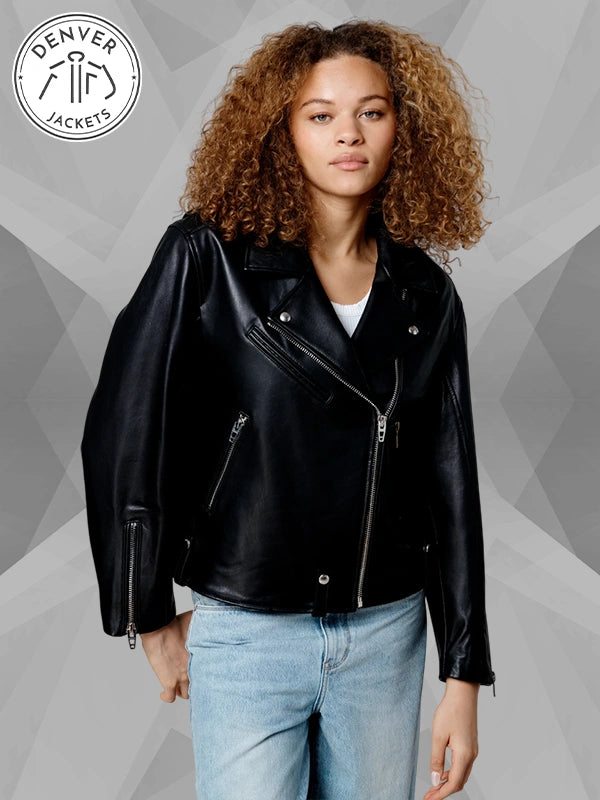 Blank NYC Leather Jacket Black