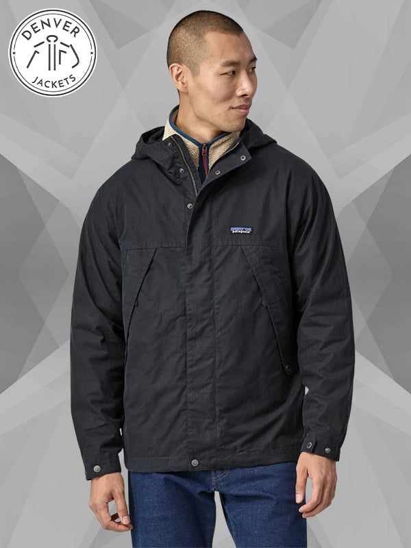 Blue Patagonia Waxed Cotton Jacket Men's