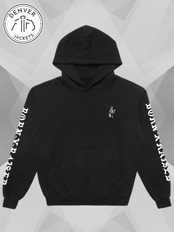 Born X Raised LAFD Los Angeles Fire Department Foundation Black Hoodie