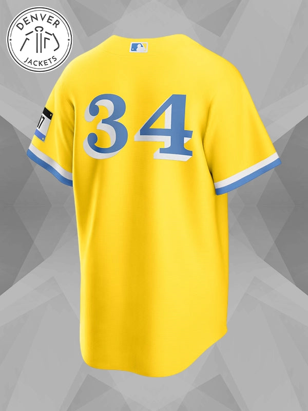 Boston Red Sox David Ortiz Nike Gold Retired Player City Connect Jersey