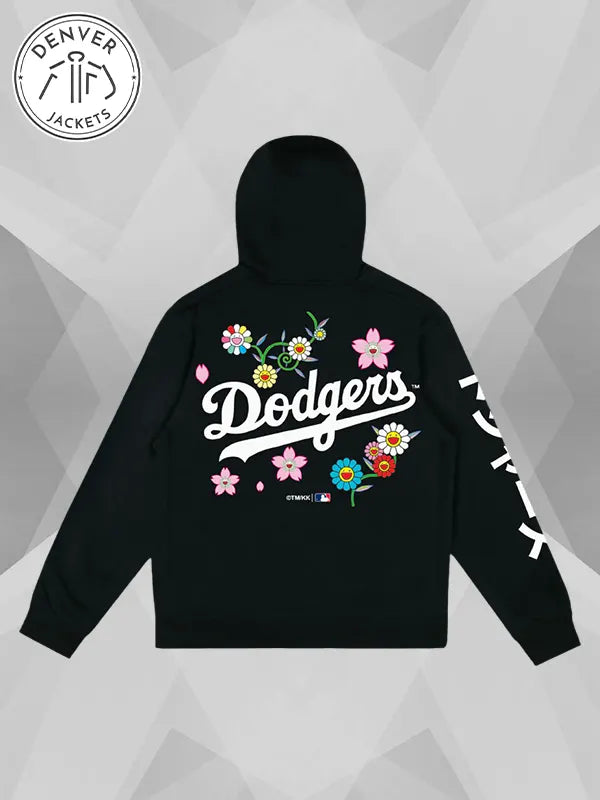 Complex x Fanatics Takashi Murakami x Los Angeles Dodgers Hoodie Black