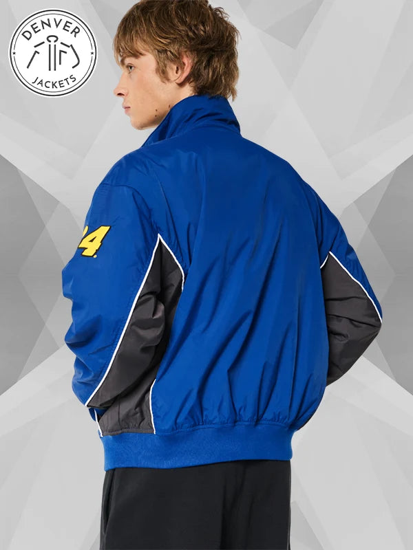 Hollister Pepsi NASCAR Graphic Blue Racing Jacket