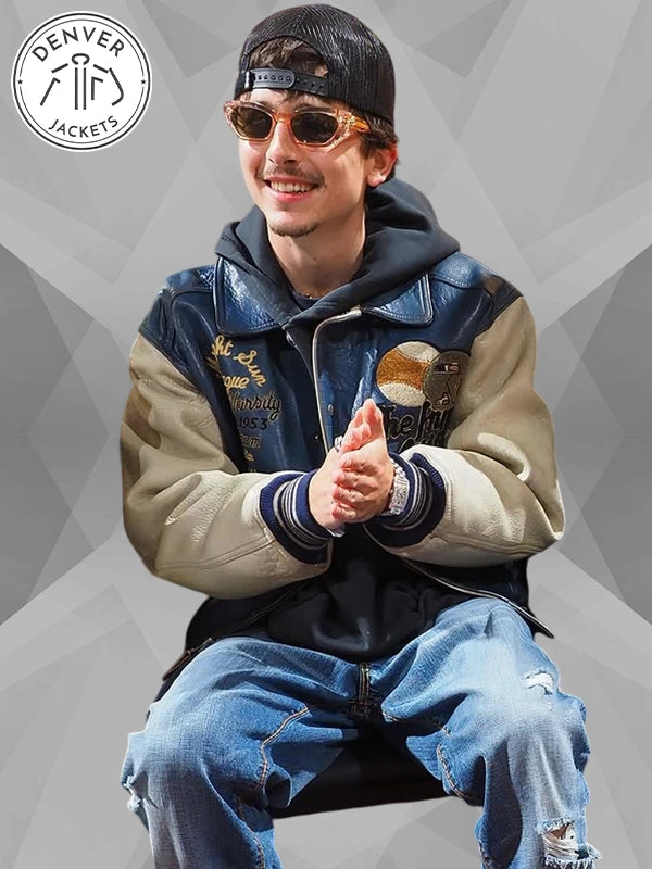 Knicks Game Timothee Chalamet Vintage Avirex Jacket
