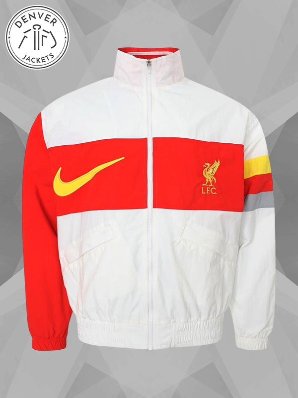LFC Nike Mens White Heritage Jacket
