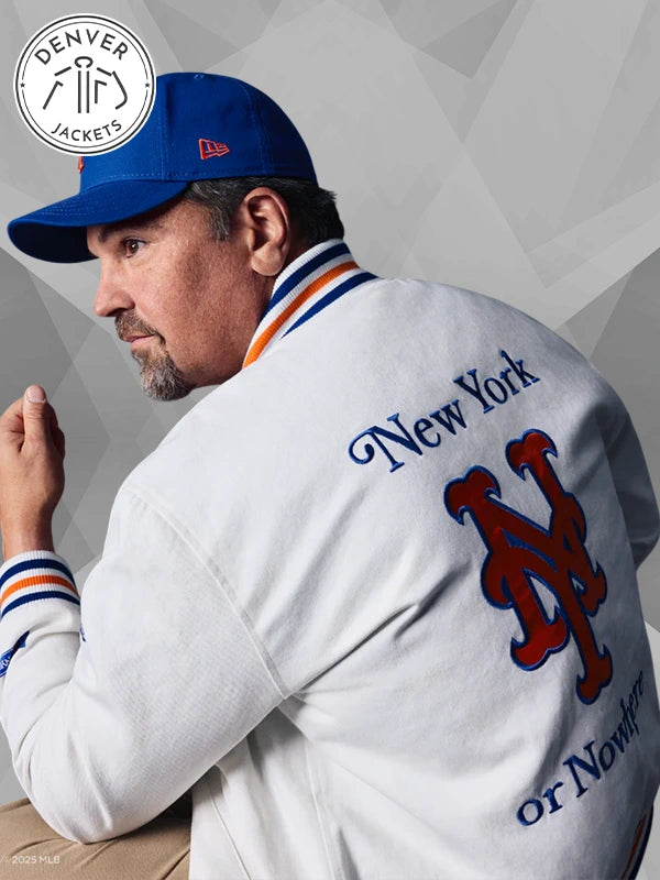 MLB New York or Nowhere x New York Mets Varsity Bomber Jacket