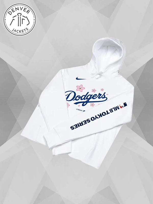 MLB World Tour Tokyo Series 2025 Takashi Murakami x Dodgers Hoodie White