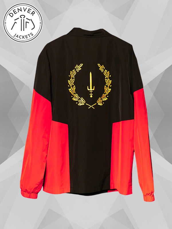 Men's Black American Heritage Flag Jacket