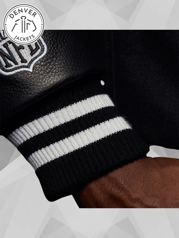 Men's Fanatics Philadelphia Eagles Super Bowl LIX Champions Limited Edition Varsity Jacket Black