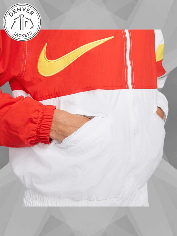 Mens Liverpool FC Nike Heritage Jacket White