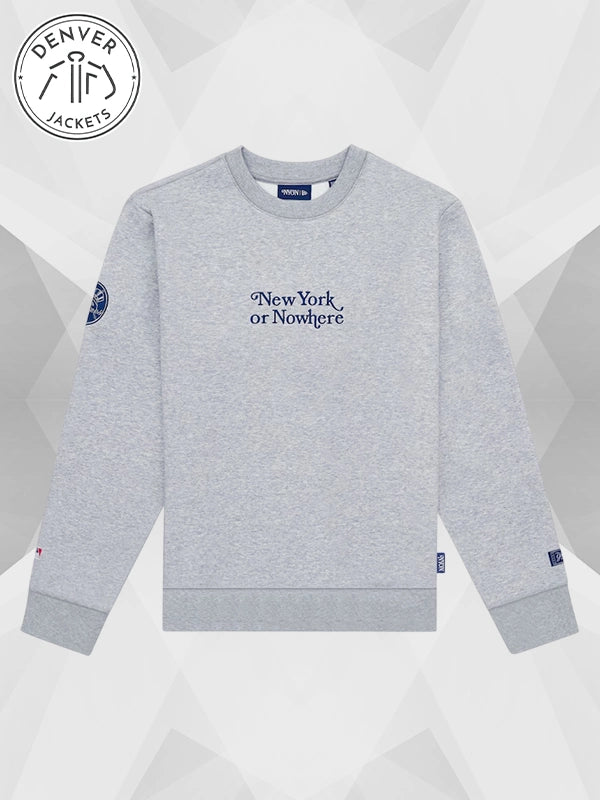 New York Yankees New York or Nowhere x New Era It Will Always Be Crewneck Grey