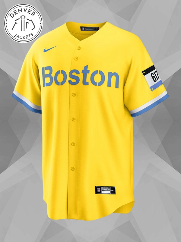 Nike Boston Red Sox Gold Jersey