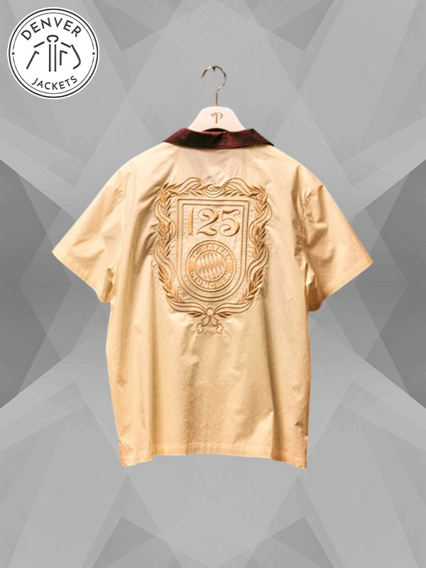 Over The Pitch x FC Bayern 125th Anniversary Light Creamish Shirt