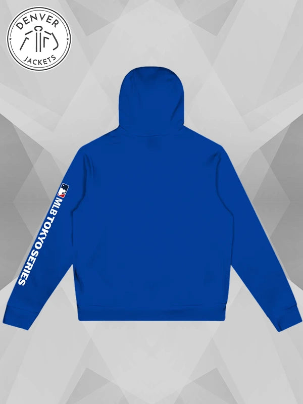 Takashi Murakami MLB World Tour Tokyo Series 2025 Dodgers Hoodie Blue