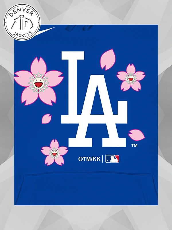 Takashi Murakami + MLB World Tour Tokyo Series 2025 Dodgers blue Hoodie