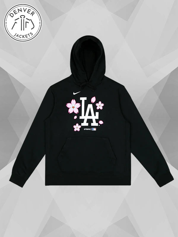 Takashi Murakami x MLB World Tour Tokyo Series 2025 Dodgers Hoodie Black
