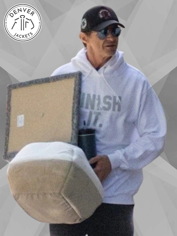 Terry Fox Run Finish It Hugh Jackman Hoodie White