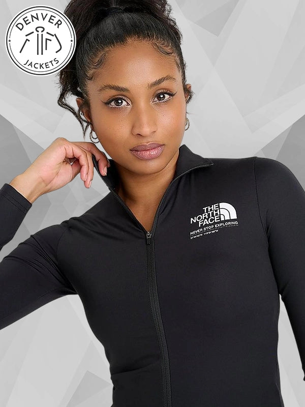 The North Face Performance Graphic Slim Full Zip Jacket Black