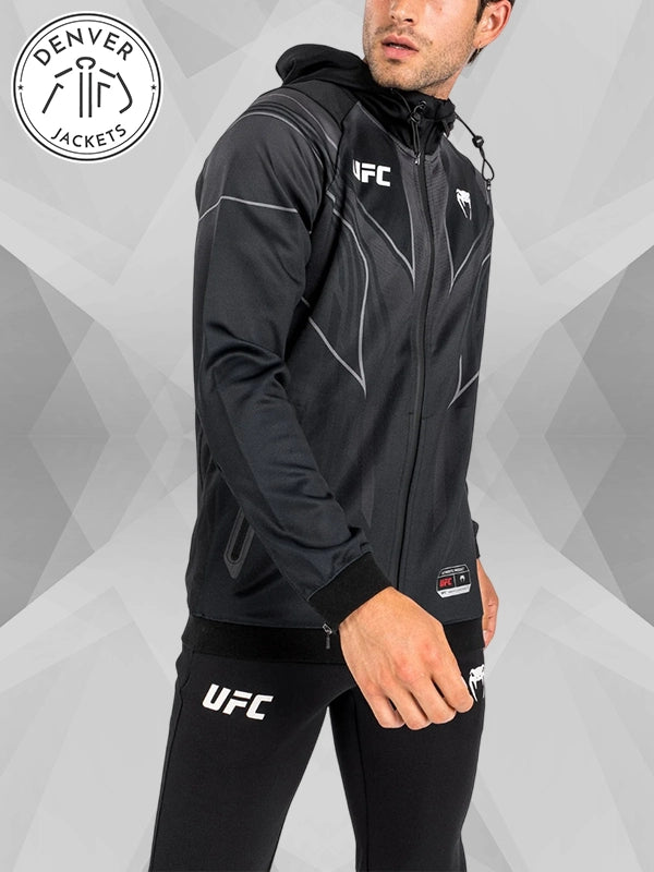 UFC Venum Authentic Fight Night 2.0 Kit by Venum Men's Walkout Hoodie Black