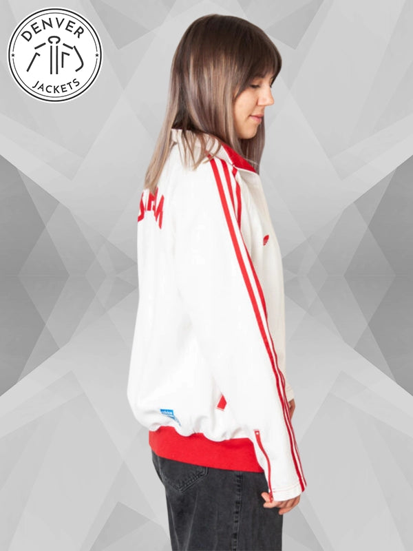 Vintage Adidas Japan Training Track Jacket White