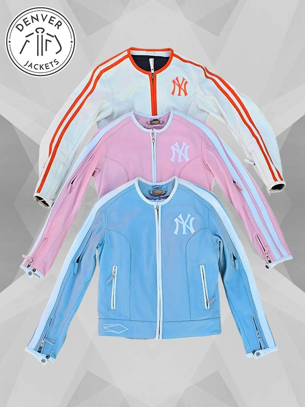 Vintage Cropped Biker NY Igalaseries Jacket