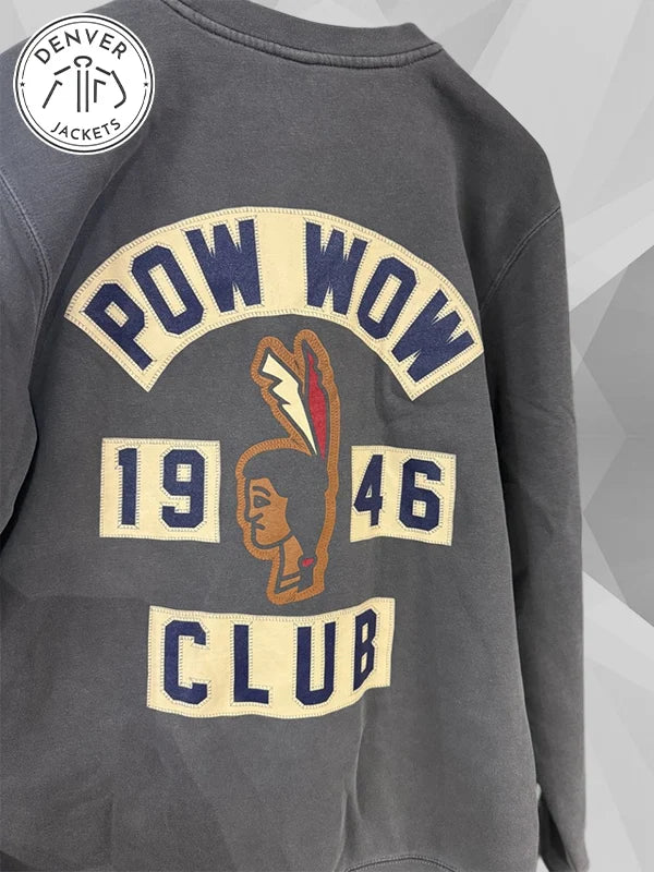 Vintage NTVS POWWOW CLUB SPJ Grey Sweatshirt